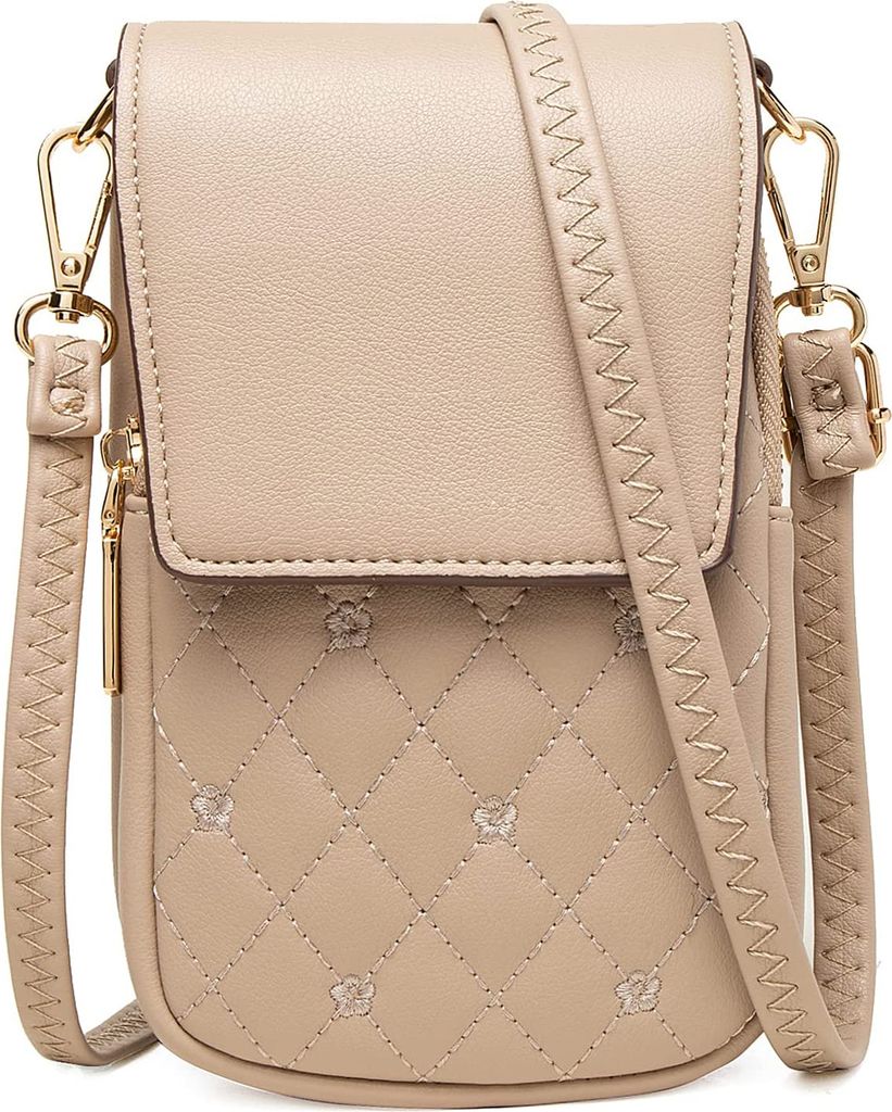 Schultertasche Umhängetasche Damen,Handy-Umhängetasche,Minibag,Crossbody,Handytasche,mit Handyfach,Portemonnaie,verstellbarem,abnehmbaren Schulte...