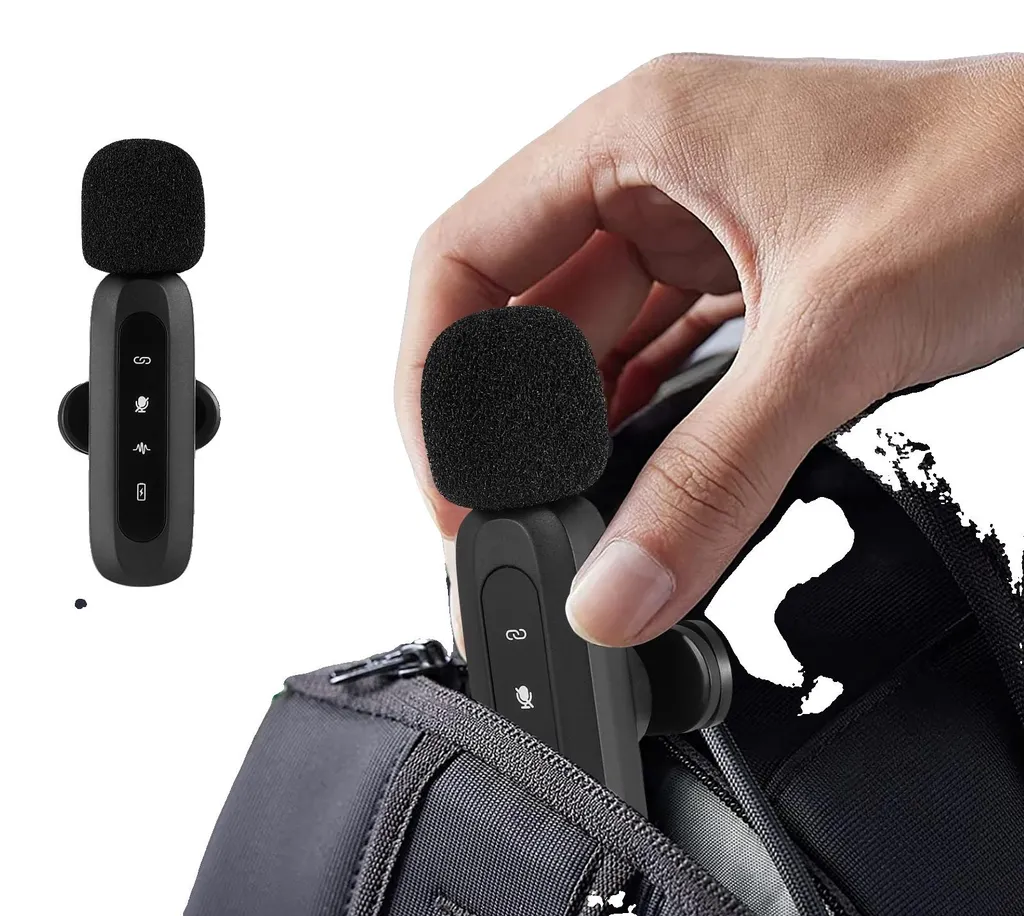 Micro cravate sans fil anti-bruit : un son clair pour vos vidéos mobiles