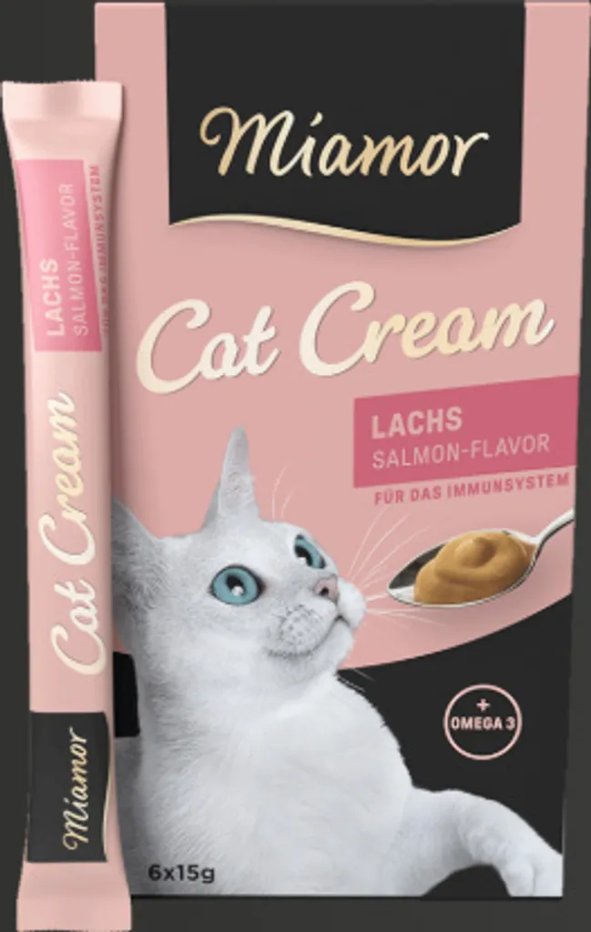 Miamor Crema Salmone Gatti 15g x 66: Snack Sano e Ipocalorico