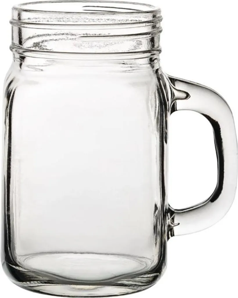 24 Barattoli Vetro Utopia con Manico 430ml | Stock Conserve e Cocktail