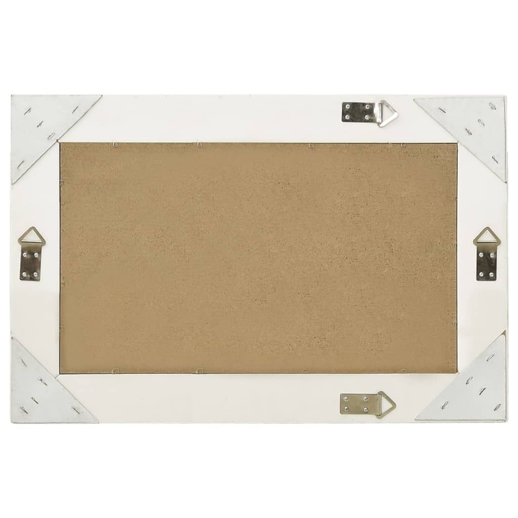 vidaXL Wandspiegel im Barock-Stil 60x40 cm Weiß -  Spiegel Produktbild 9