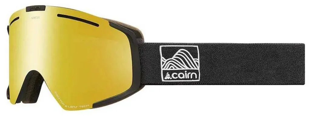 Cairn Genesis CLX3 Noir Or - Fini la Buée sous votre Casque de Ski