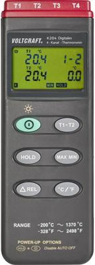 Thermomètre VOLTCRAFT K204 Type K : Détectez les Fuites Thermiques Pro