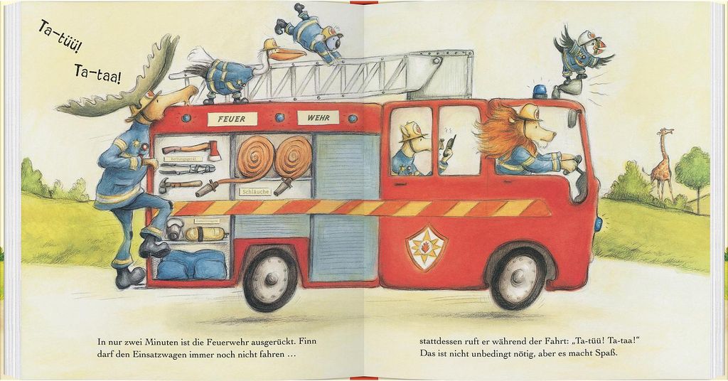 Finn, der Feuerwehrelch Image du produit 