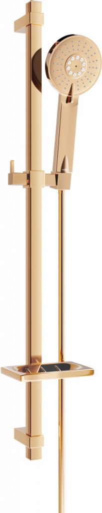 Mexen DQ40 Schiebe-Dusch-Set, Rosa Gold - 785404581-60