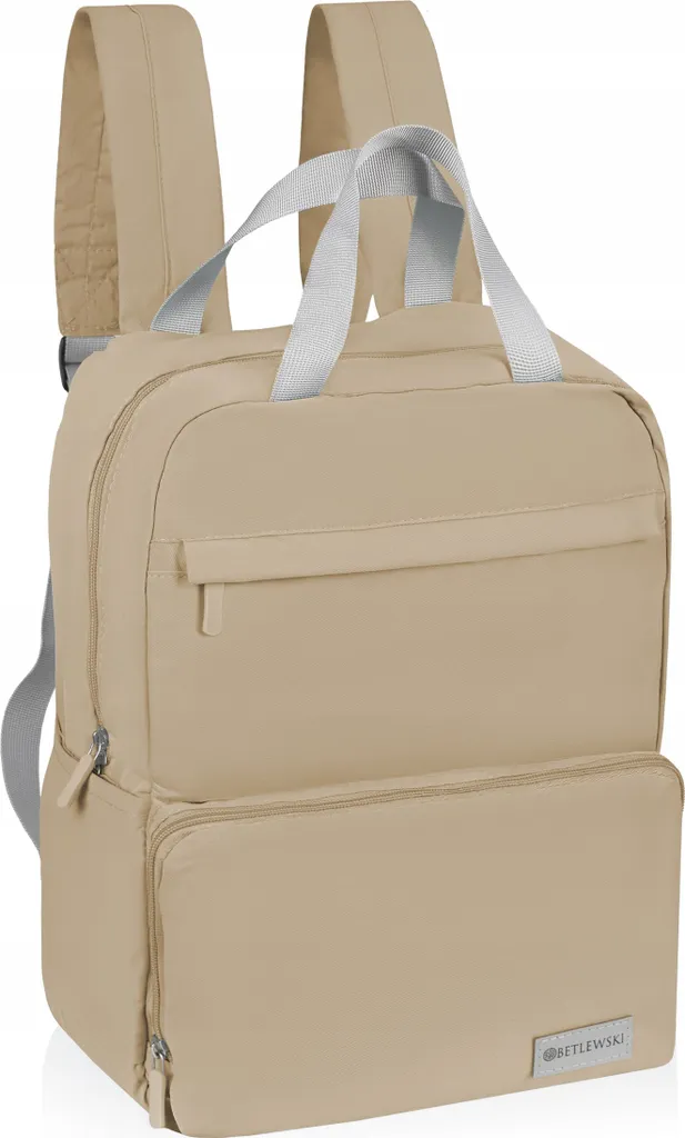 Zaino Scuola Betlewski BPP01KHAKI77357 Khaki - Spedizione Gratuita