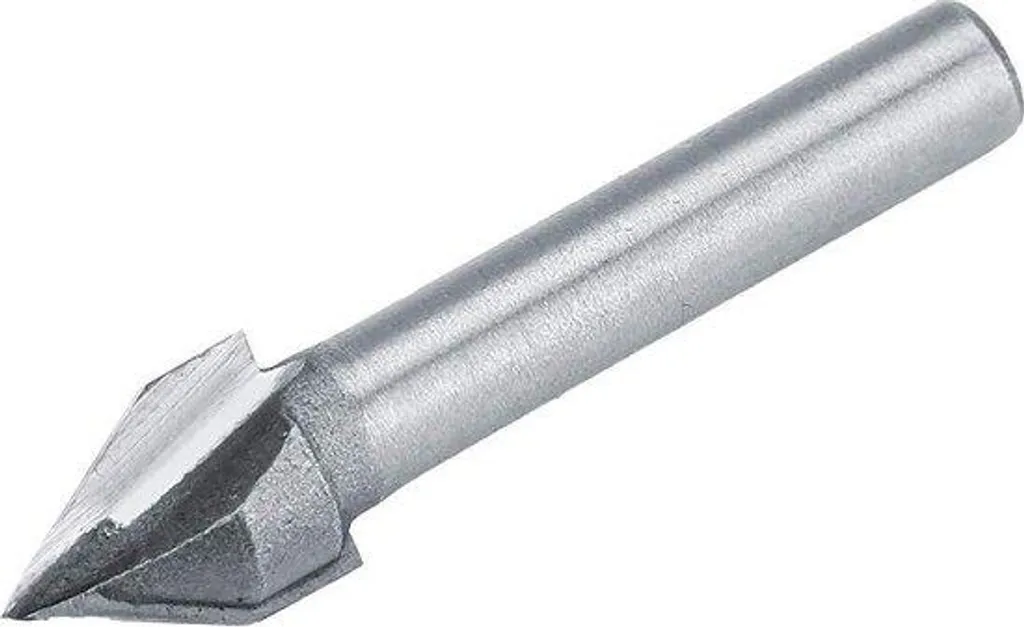 Fraise CNC 60 degrés en tungstène queue 6mm pour gravure 3D bois