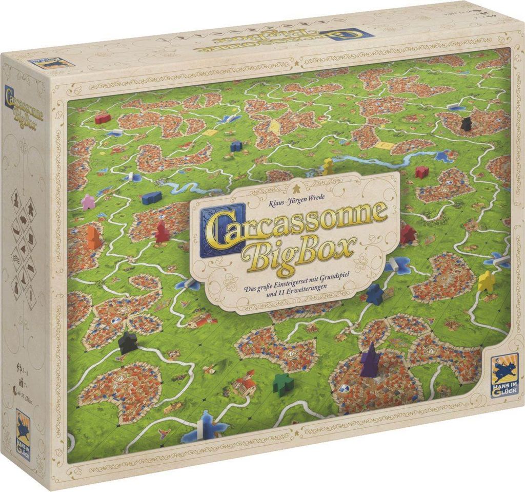 Carcassone Big Box 2014 deals mit 4 Erweiterungen