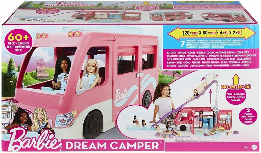 Barbie Super Abenteuer-Camper mit Zubehör Produktbild 