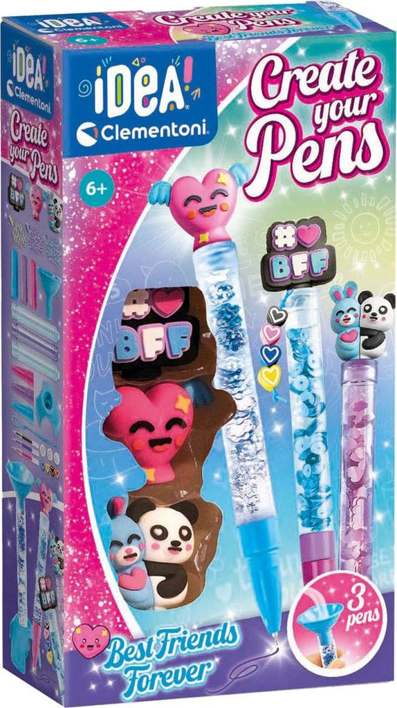 Idée Clementoni Fabriquez vos propres stylos - Best Friends Image du produit 