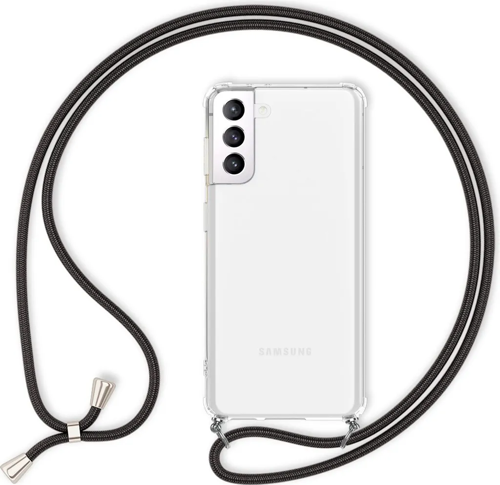 Cover con Cordino Samsung S22 NALIA | Accessorio Crossbody Nero Chic