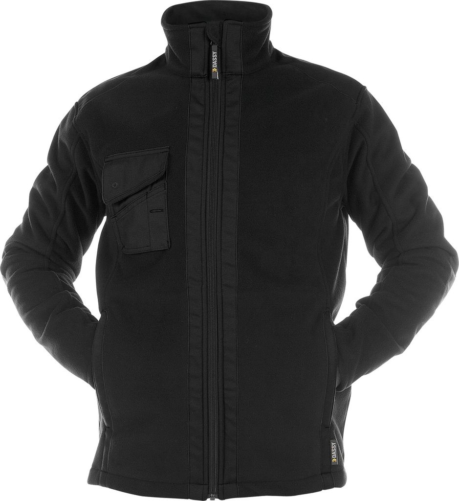 DASSY Croft Dreilagige Fleecejacke SCHWARZ Gr.XL