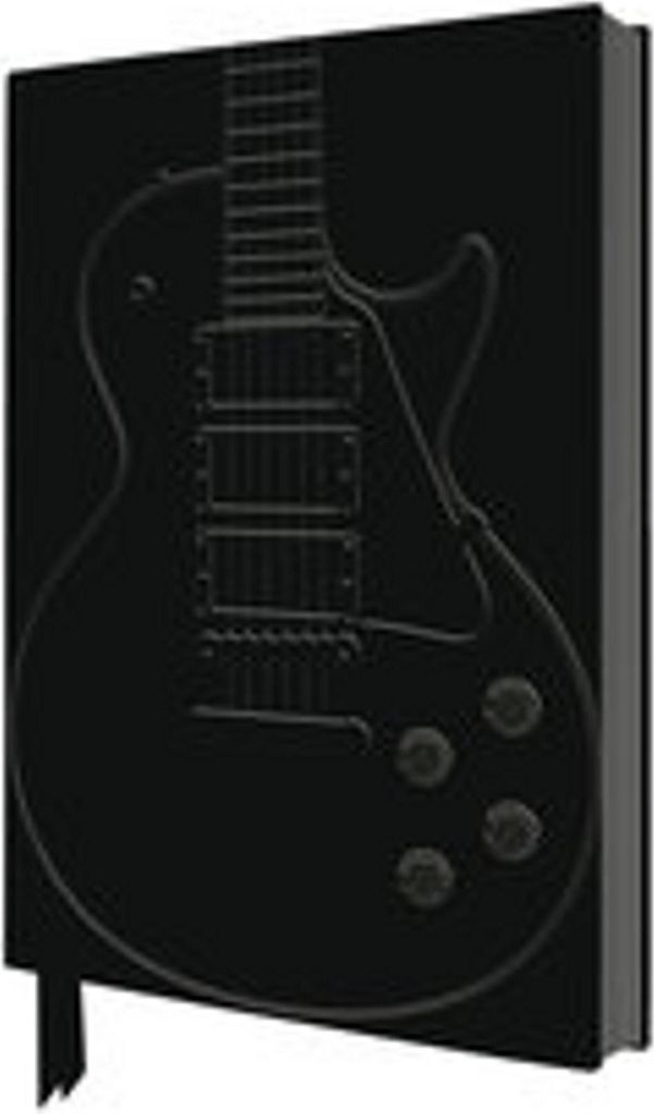 Black Gibson Guitar Artisan Art Notebook (Flame Tree Journals)
