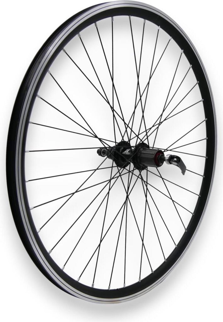 Hinteres Laufrad 26" schwarz 8/9/10-Fach für V-Brake Produktbild 