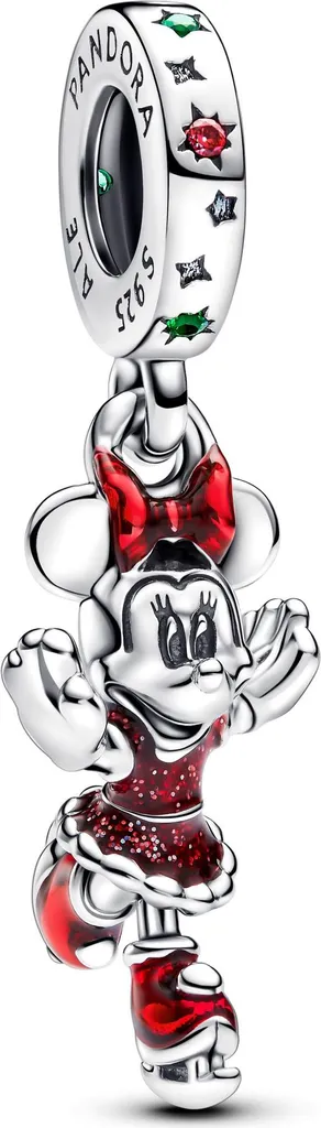 Idée Cadeau Pendentif Pandora Rouge en Argent pour Anniversaire et Fête