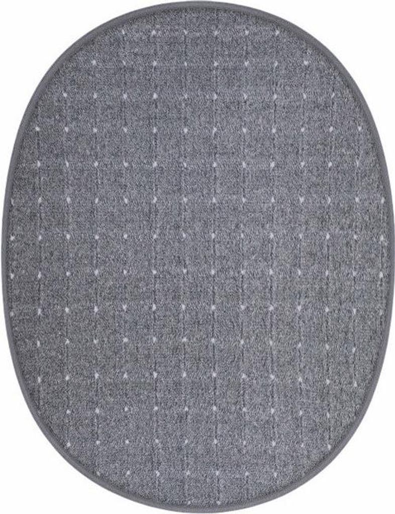 80x120 cm Pièce tapis Udinese gris ovale Image du produit 