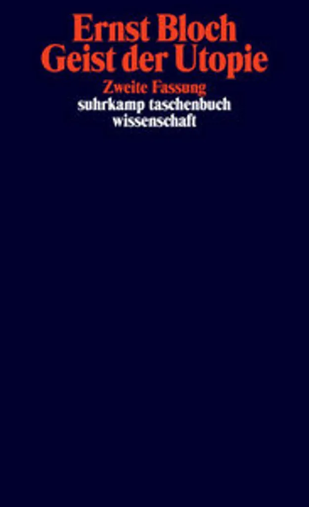 Geist der Utopie Zweite Fassung : Version de 1923 d'Ernst Bloch Rare
