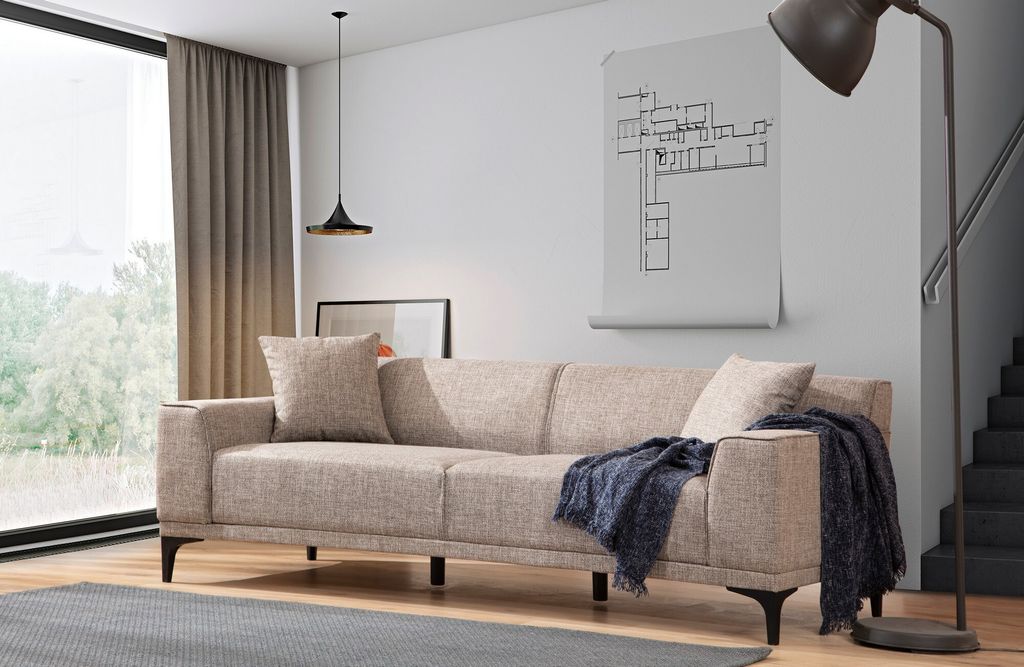 Hanah Home, Petra- ARE1527, Kitz, Schlafsofas, Rahmen: Produktbild 