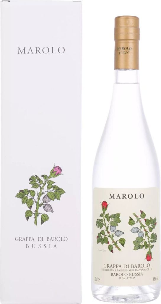 Marolo Grappa di BAROLO BUSSIA 45% Vol. 0,7l in Geschenkbox