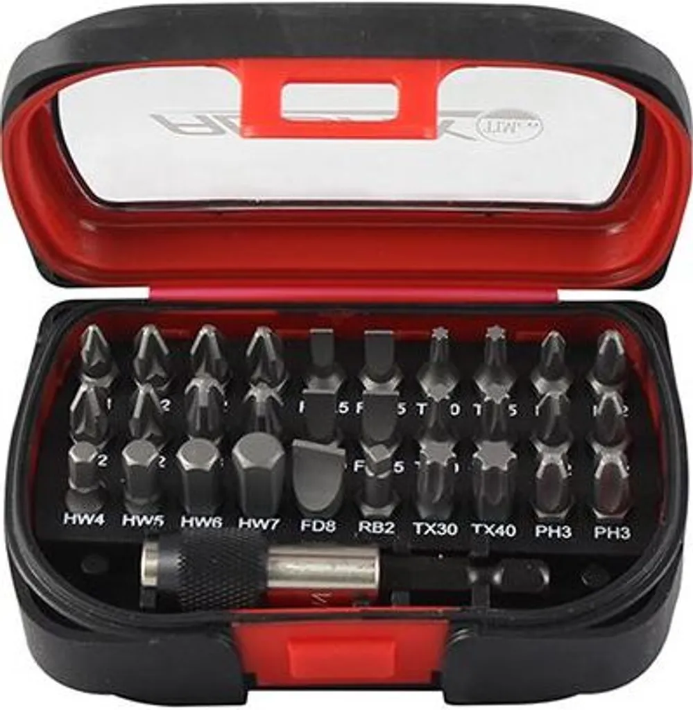 Kit d'embouts de vissage 31 pièces pour bricolage et montage meuble