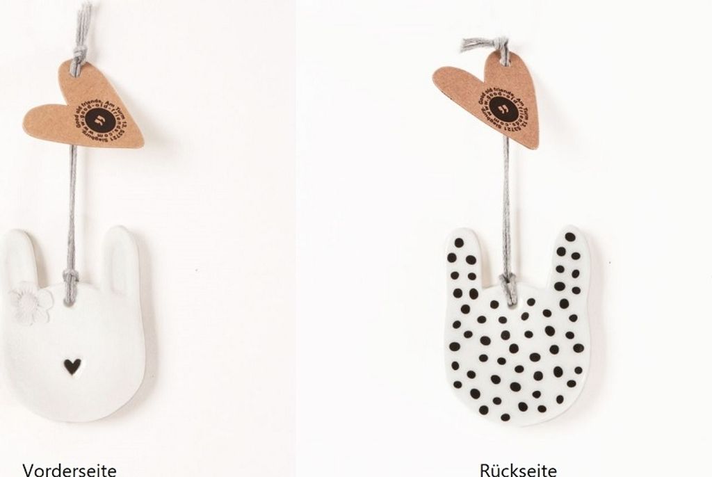 Frühlingstaler Hase "Punkte" Produktbild 