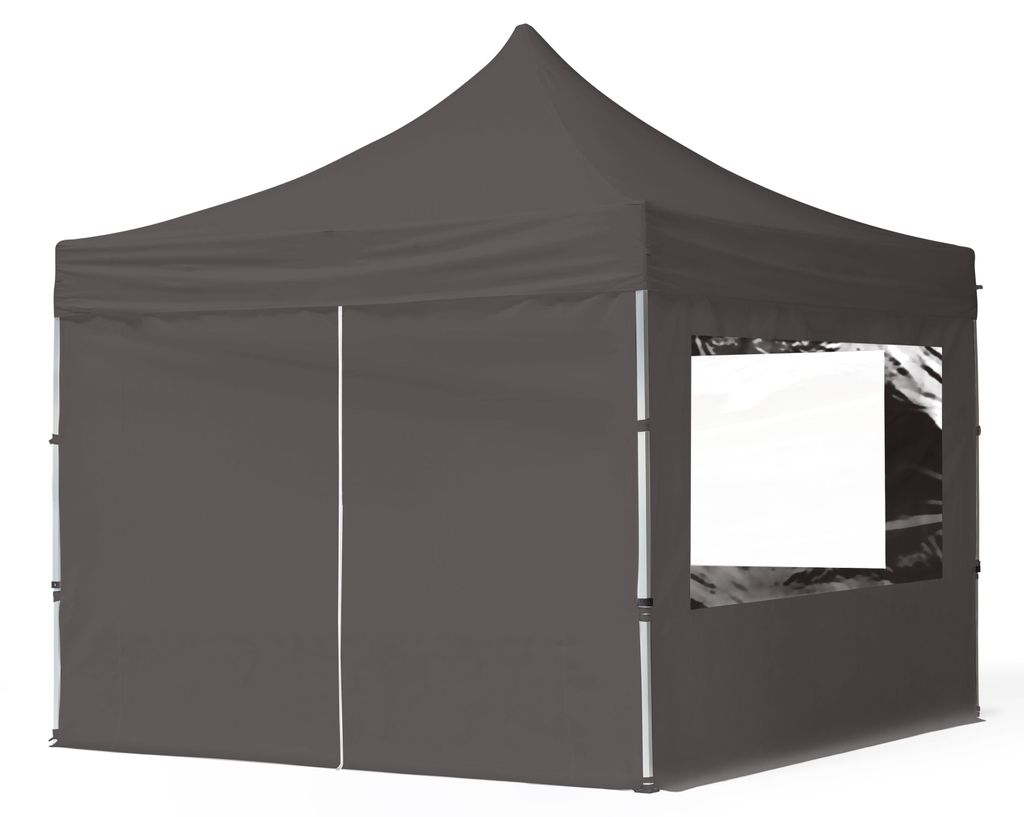 TOOLPORT 3x3m Aluminium Faltpavillon, inkl. 4 Seitenteile, Produktbild 