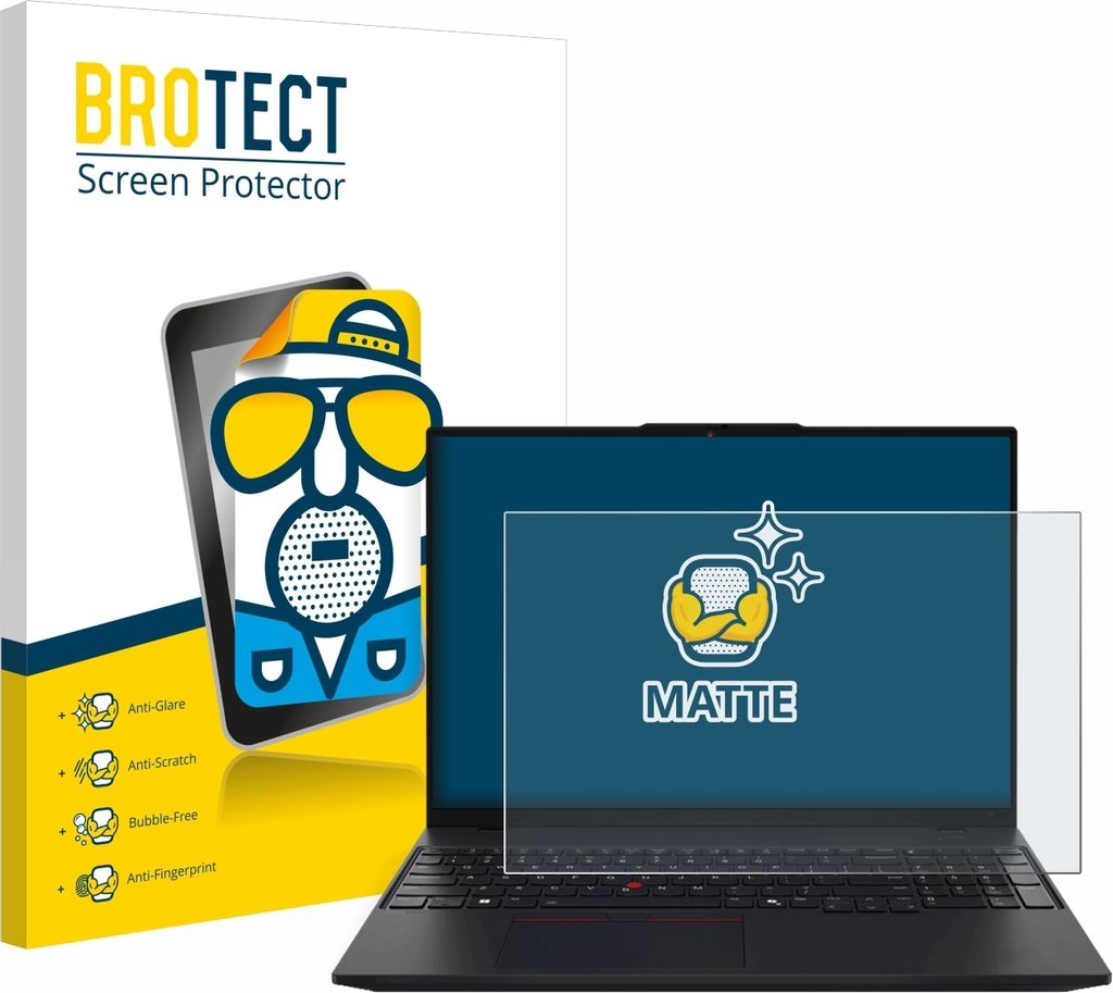 BROTECT Schutzfolie für Lenovo ThinkPad L16 Gen 1 Displayschutz Displayschutzfolie Folie Matt Entspiegelungsfolie