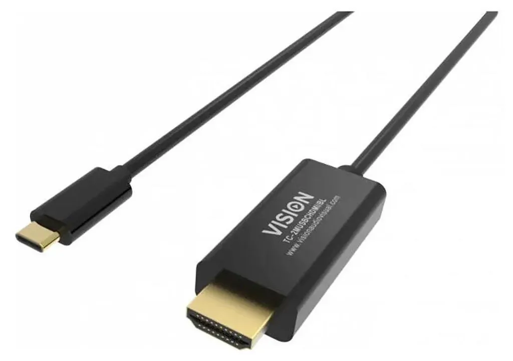 Câble DisplayPort 2m USB-C 8K Noir Vision - Performance Vidéo Haute Fluidité - 3