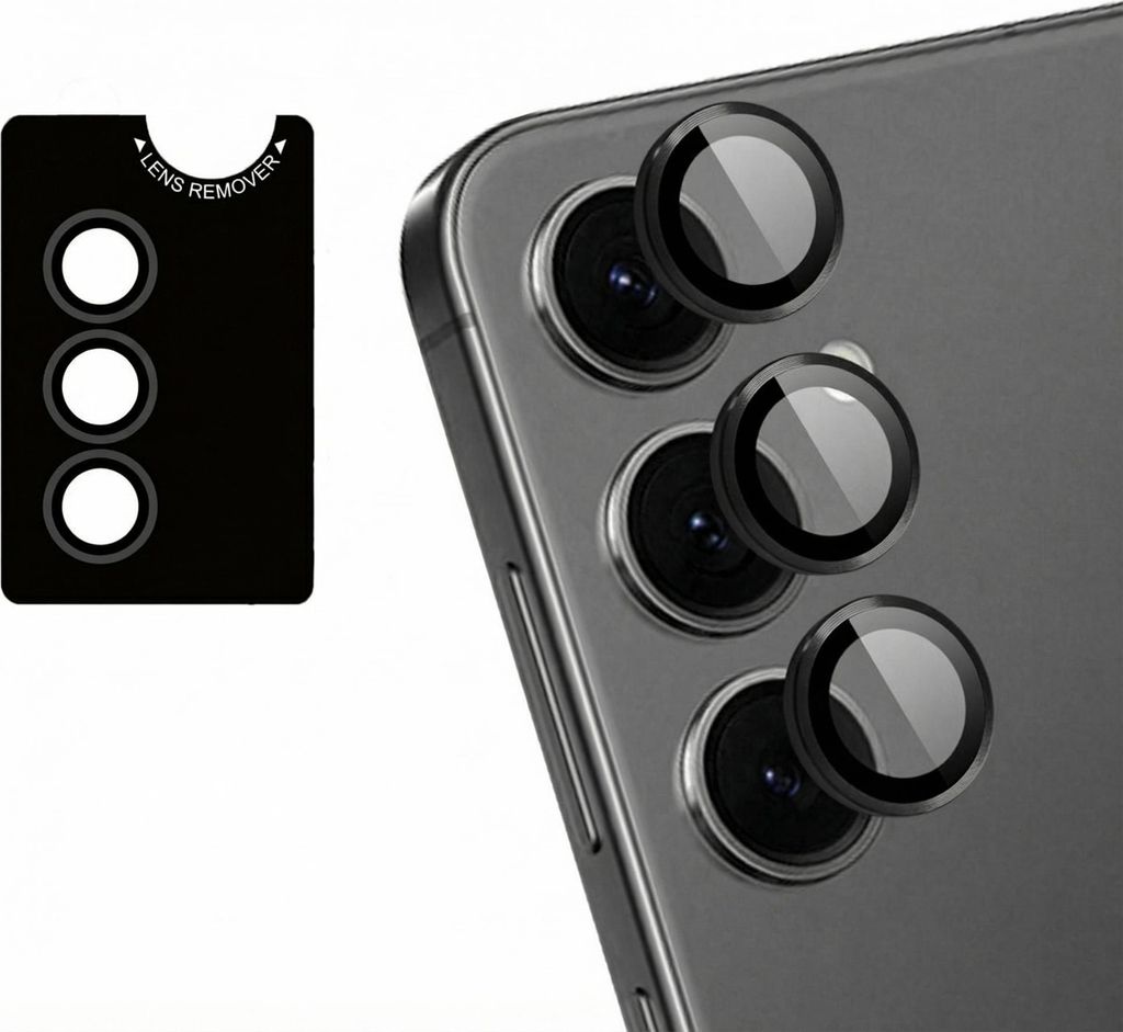 imoshion 2er-Pack Objektivschutz für Kamera für das Samsung Galaxy S25 Plus - Schwarz