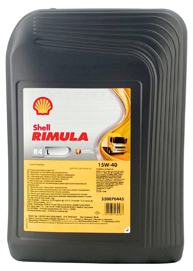 Shell Rimula R4 L 15W-40 20 Liter