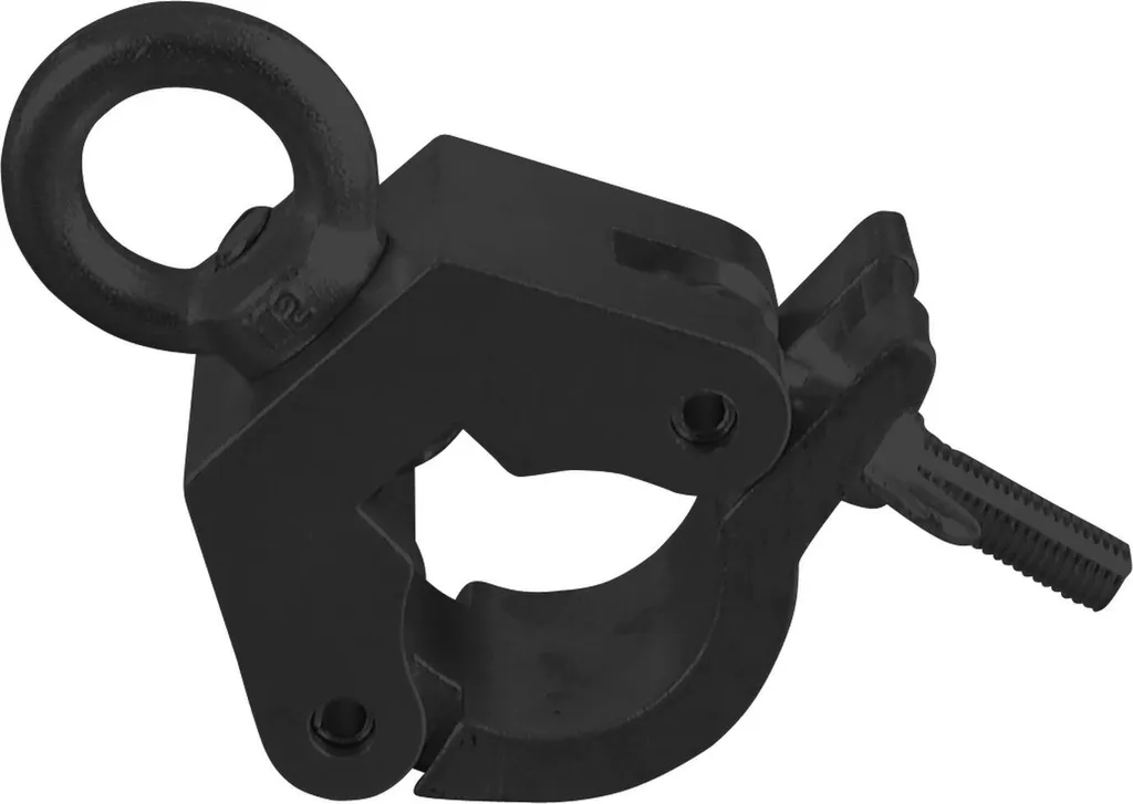 Eurolite TPC-51S Crochet Noir Haute Résistance 100kg avec Œillet