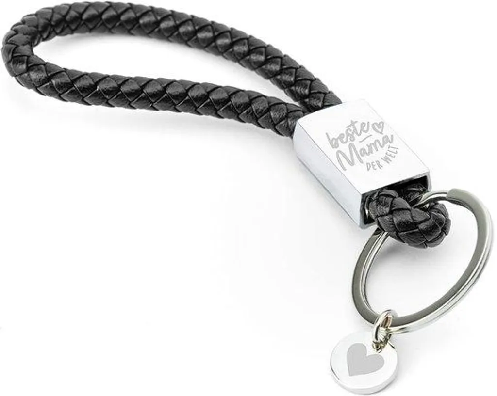 Idée cadeau fête des mères : Porte-clés cœur scintillant de voiture