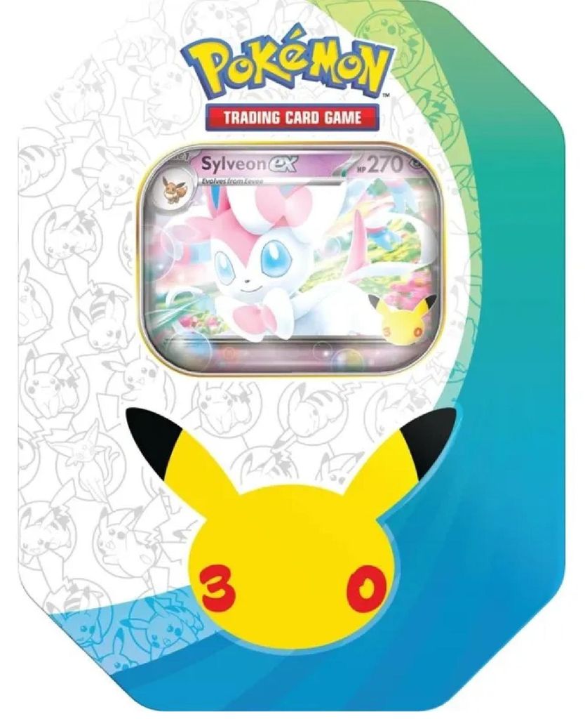 Asmodee Pokémon Tin ex 30th (2), juego de cartas, juego de Imagen del producto 