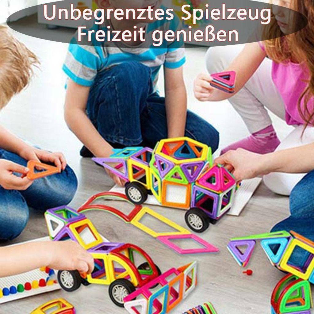 95 Blocks Magnetic Building Kinder Spielzeug Magnetische Bausteine Blöcke 