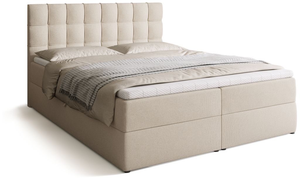 BroMARKT Boxspringbett DETROIT mit 2 Bettkasten, Produktbild 