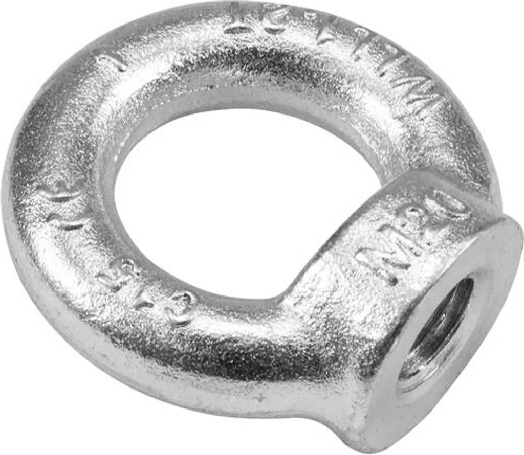 Écrou à œil M20 DIN 582 en acier C15 zingué haute durabilité 30001178