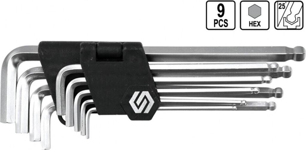 VOREL Klucz imbusowy 2,5 - 10 mm 9 szt. Zdjęcie produktu 2