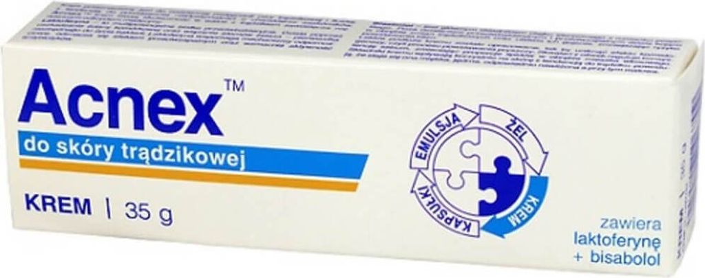 Akne Creme Gesicht 35g - Lactoferrin - anti Pickel - gegen Mitesser - Acnex