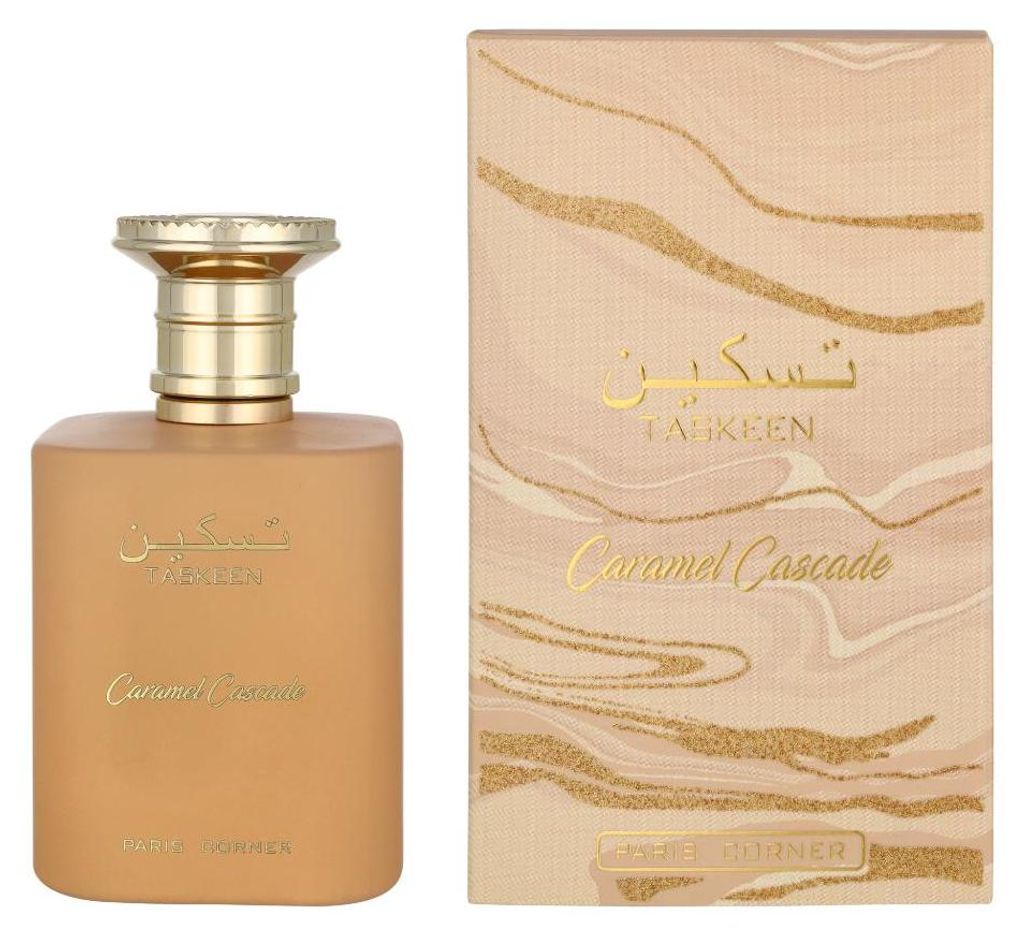 Paris Corner Taskeen Caramel Cascade Eau de Parfum, 100 ml Immagine del prodotto 