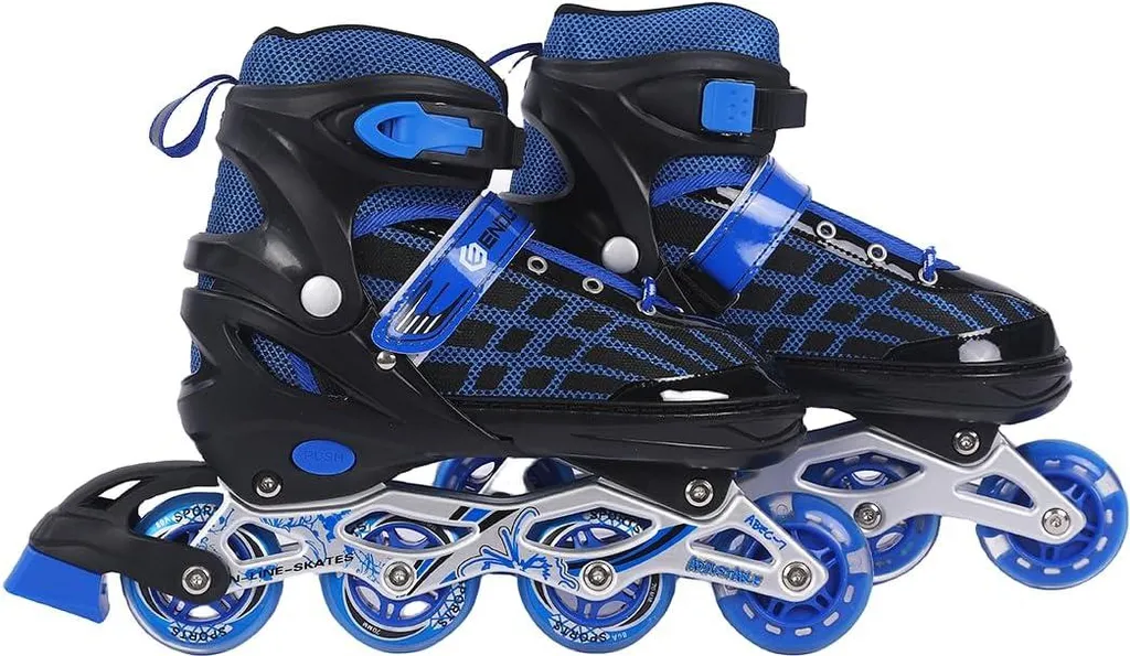 Patins à roulettes de plein air pour Enfant - Taille réglable 34-38 Medium