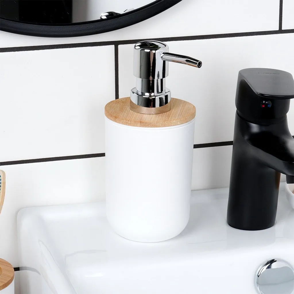 Set Bagno 6 Pezzi Vilde Bianco - Accessori Sicuri e Resistenti - 8