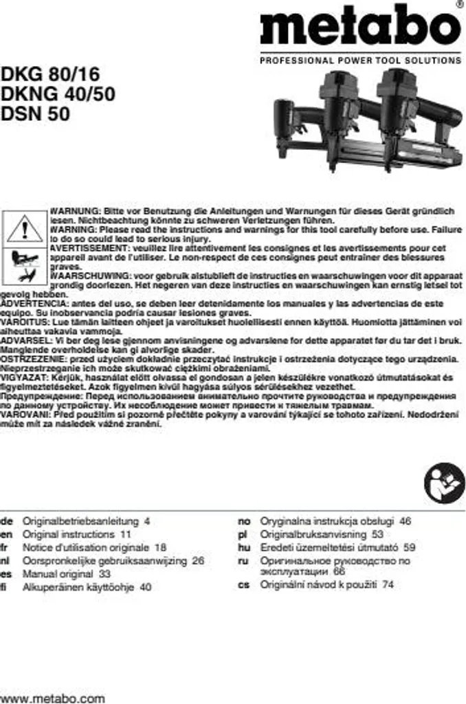Agrafeuse Cloueuse DKNG 40/50 Polyvalente de 15 à 50 mm de Long - 2