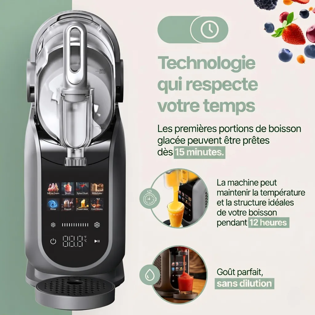 Machine à granité professionnelle facile à nettoyer pour la maison - 5