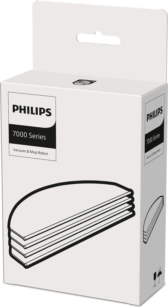 Philips XV1470/00 Tampons pour Robot Aspirateur HomeRun - Pack de 2 Mops