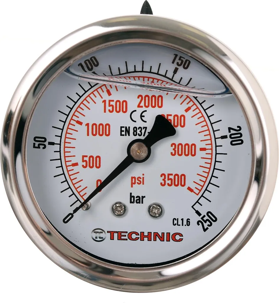 Guida all'Acquisto: Manometro TC Technic Glicerina 250 Bar 63mm 1/4 - 2