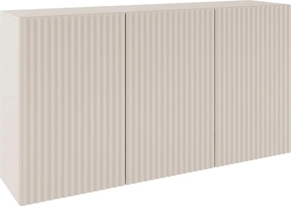 Buffet 150 cm Sunds pour cacher le désordre avec style et façades striées