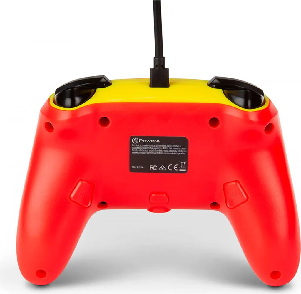 Manette Switch Pikachu Pop Art avec Boutons Arrière Programmables