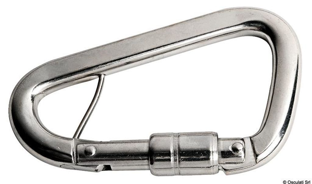 Edelst. Carbine specially designed für safety harnesses Osculati 09.200.00