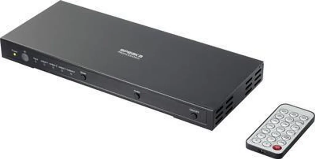 Commutateur HDMI SpeaKa Professional SP-9024712 Ultra HD 4K 1+4 Ports