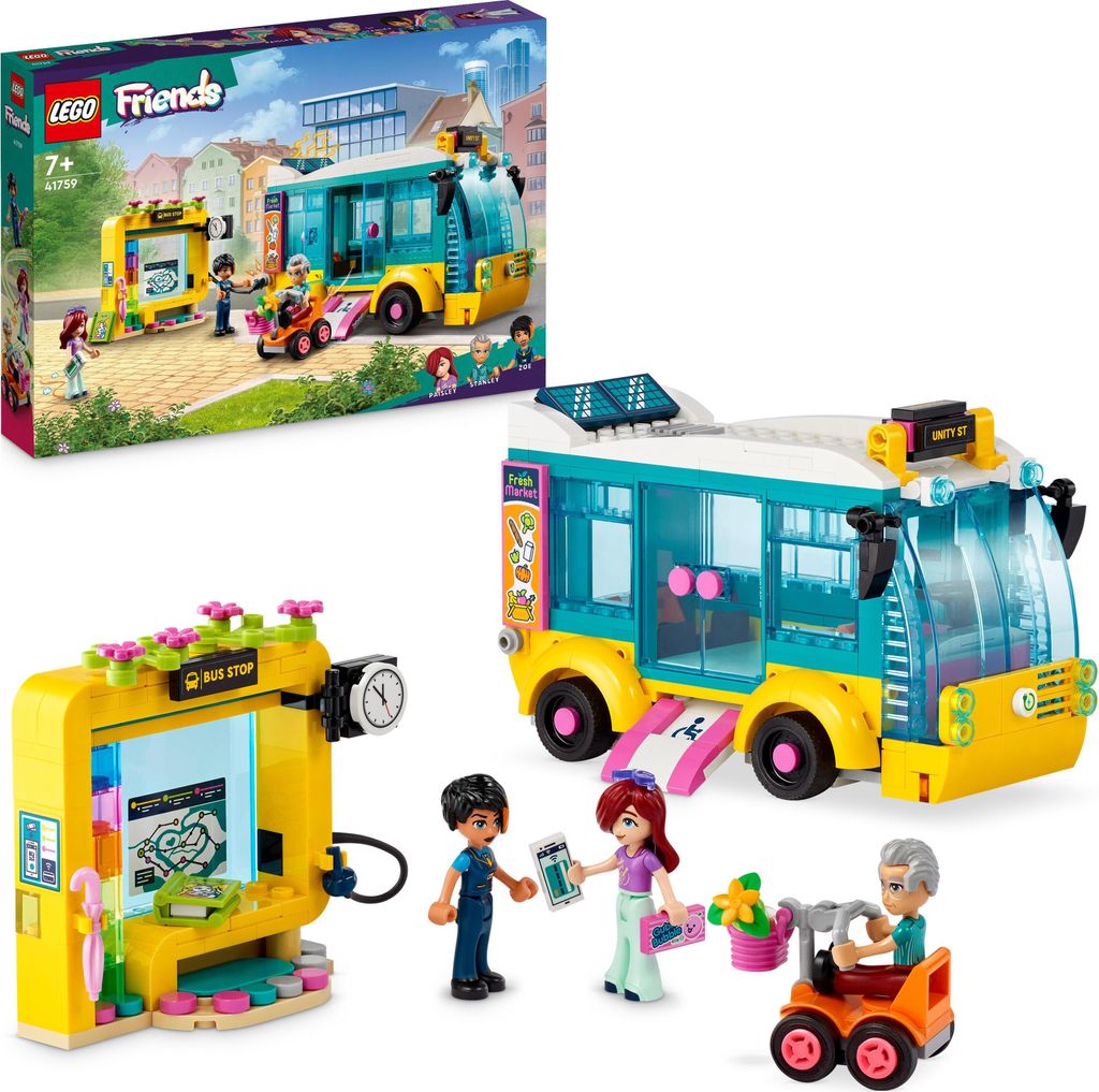 LEGO 41759 Friends Heartlake City Stadtbus-Spielzeug, Produktbild 